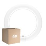 Fordelspakke 4x Ledvance LED Lysrør T9 Value Rundt (EM/Mains) 11W 1320lm - 840 kold hvid | erstatter 22W