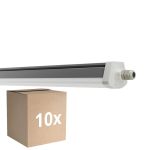 Fordelspakke 10x Ledvance Vandtæt Lysrender Fugttæt FLEX Ledningsgennemføring 42W 6800lm - 830 Varm Hvid| IP66 - Erstatter 2x58W