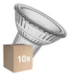 Fordelspakke 10x Ledvance LED Spot GU10 PAR16 6.9W 650lm 120D - 927 Ekstra Varm Hvid | Bedste Farvegengivelse - Dæmpbar - Erstatter 80W