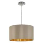 Eglo Pendel Lampe Maserlo Stål Satin Nikkel | Egnet til E27